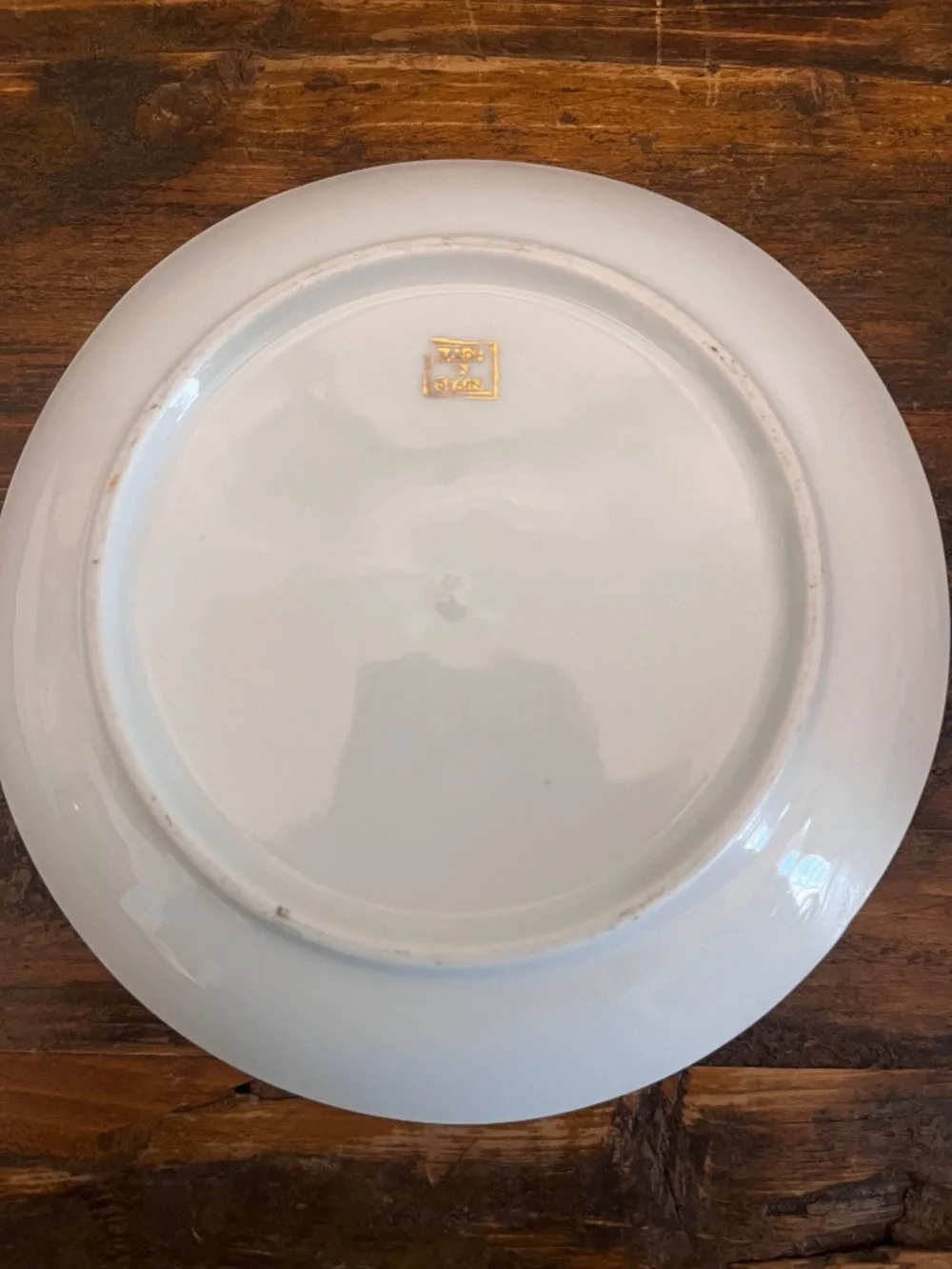 Vintage Made in Spain Chinoiserie Porcelain Cabinet Plates